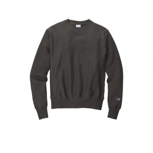 Branded Champion Reverse Weave Crewneck Sweatshirt Charcoal Heather