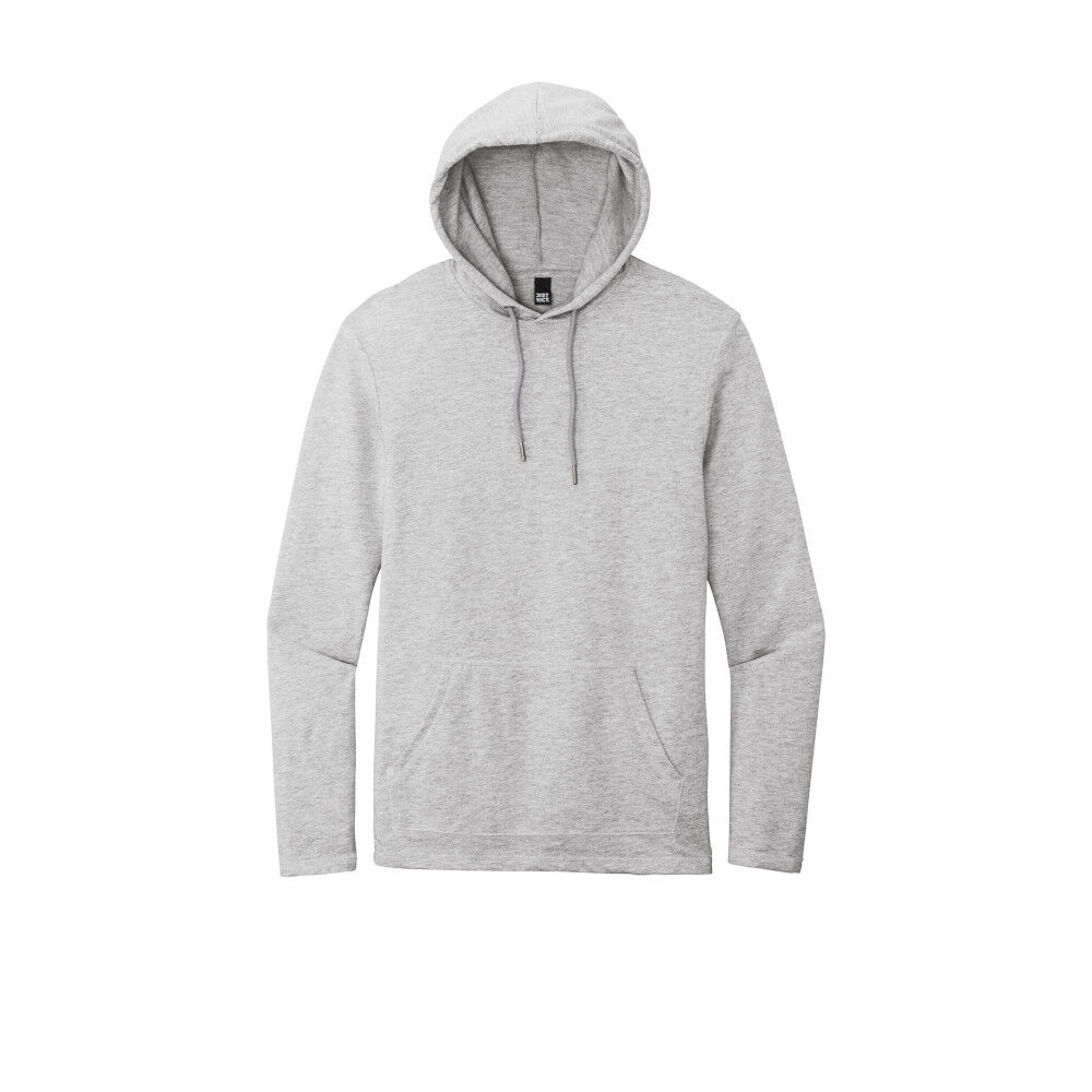 Custom Branded District Hoodies - Light Heather Grey