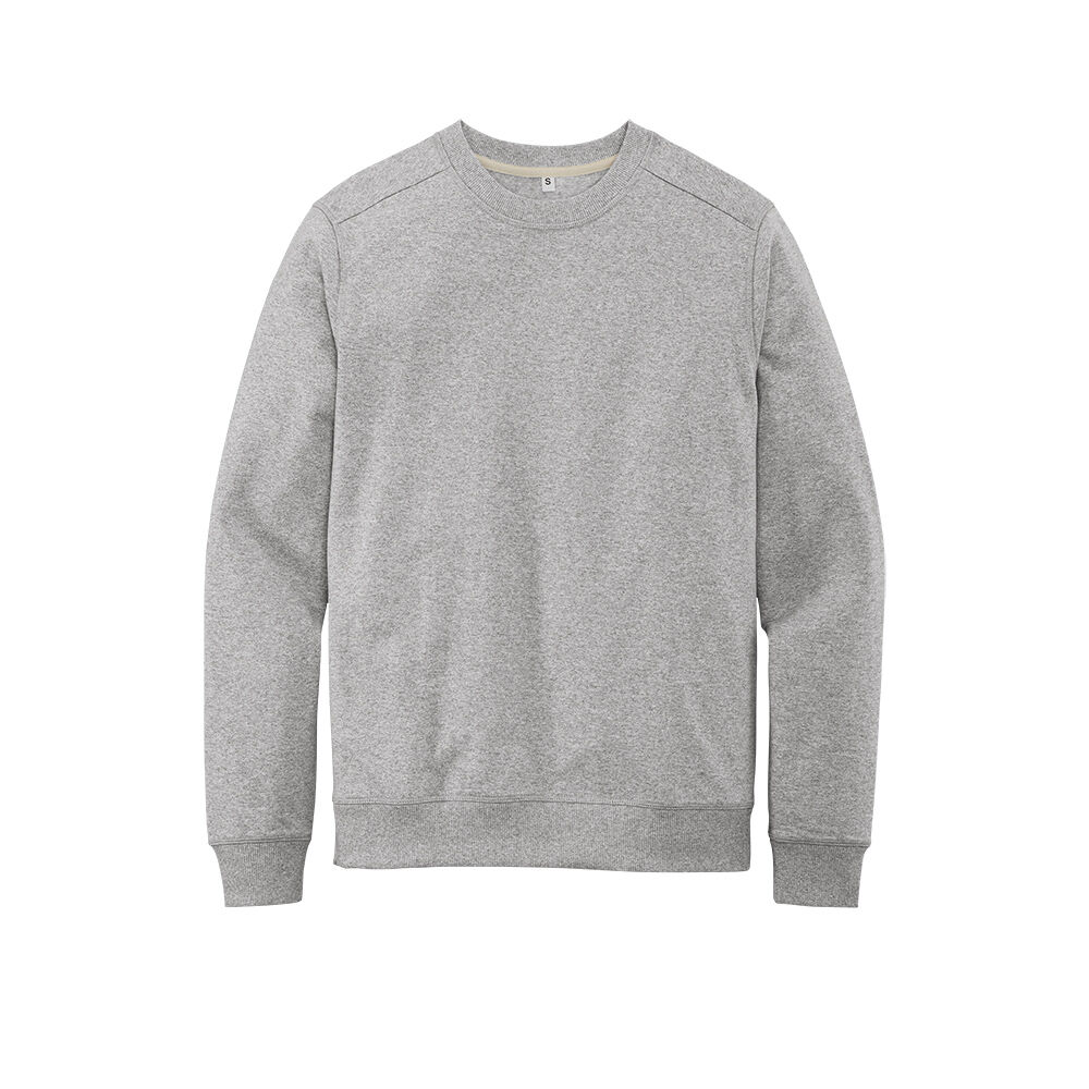 Branded District Re-Fleece Crew Light Heather Grey