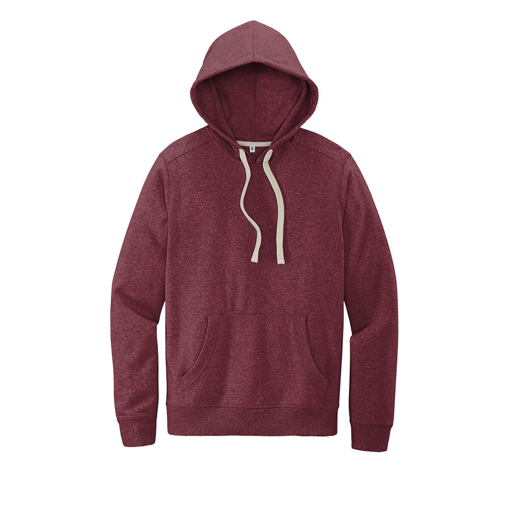 Branded District Re-Fleece Hoodie Maroon Heather