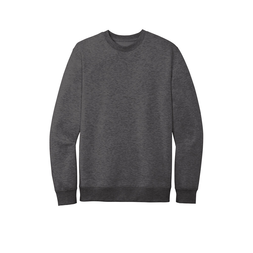 Branded District VIT Fleece Crew Heathered Charcoal