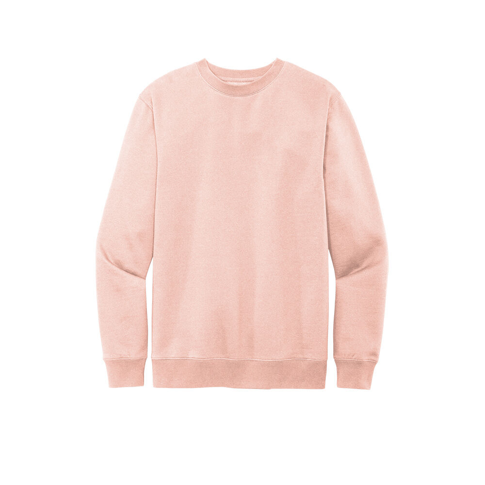 Branded District VIT Fleece Crew Rosewater Pink