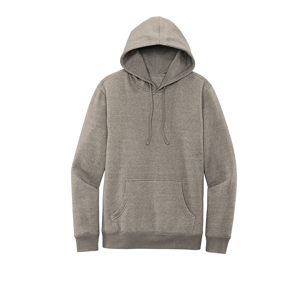 Custom Branded District Hoodies - Grey Frost