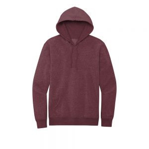 Branded District VIT Fleece Hoodie Heathered Cardinal