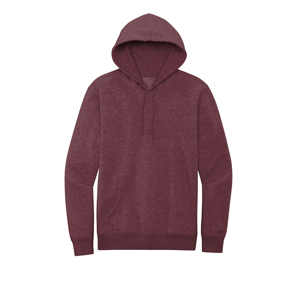 Branded District VIT Fleece Hoodie Heathered Cardinal