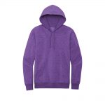 Custom Branded District Hoodies - Heathered Purple