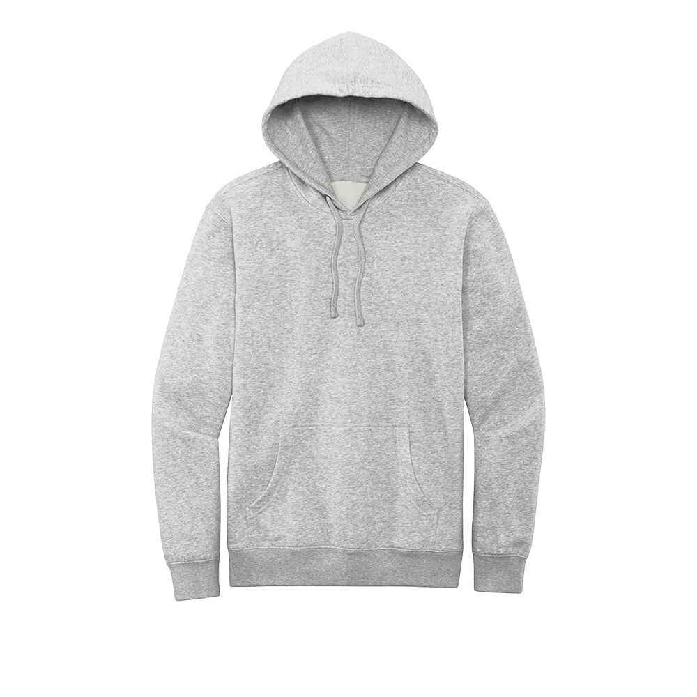 Custom Branded District Hoodies - Light Heather Grey