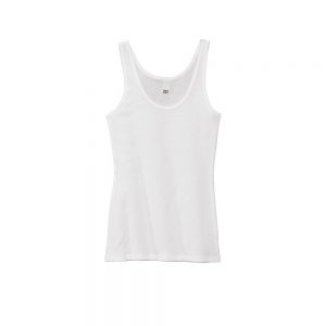 Branded District Women’s VIT Rib Tank White