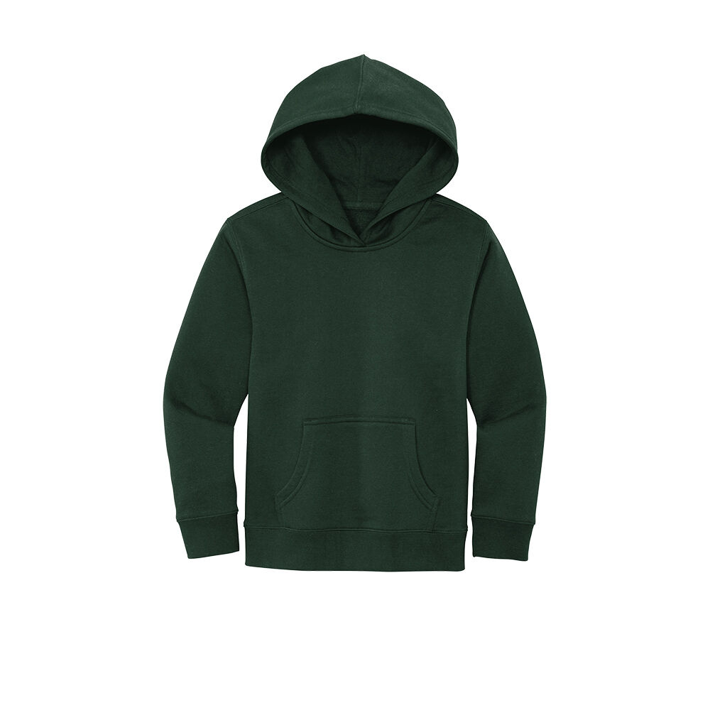 Branded District Youth VIT Fleece Hoodie Forest Green