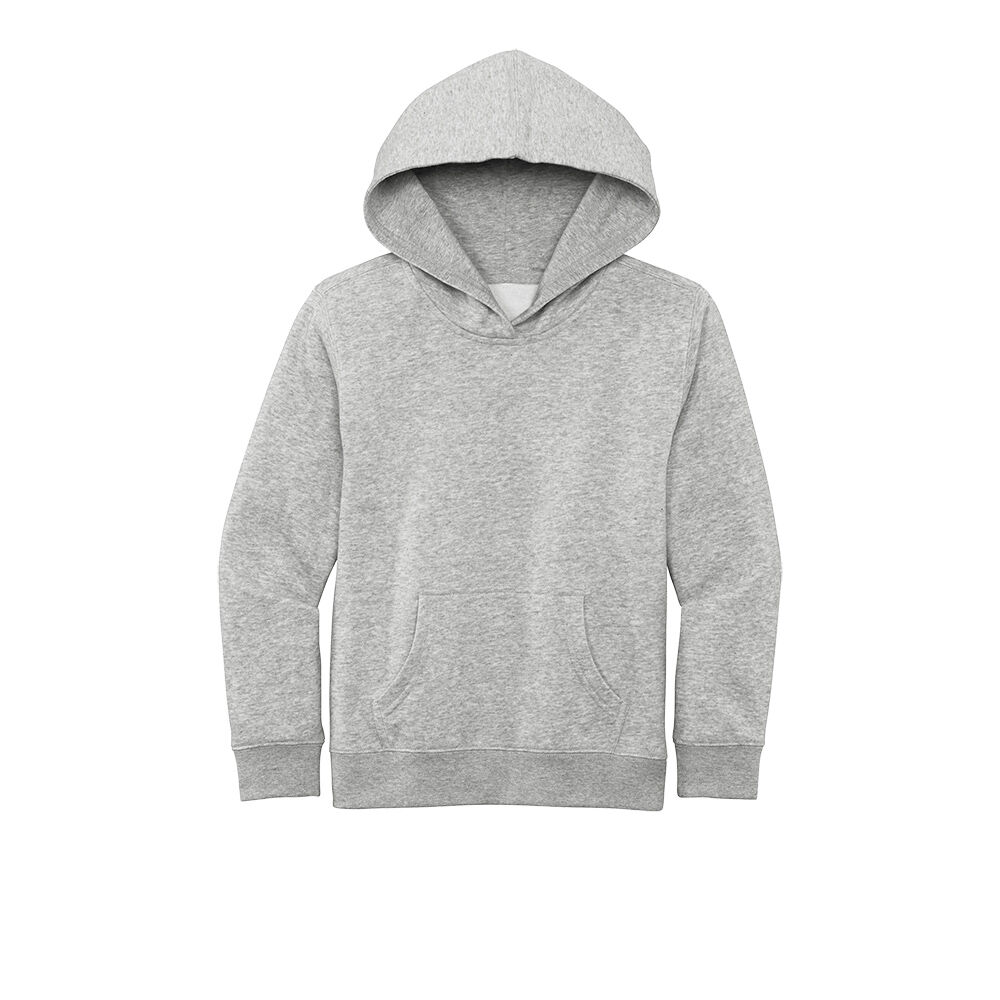 Custom Branded District Hoodies - Light Heather Grey