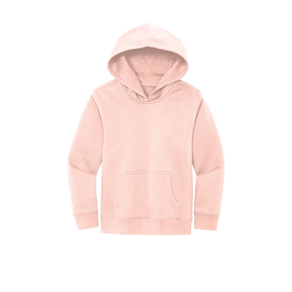 Branded District Youth VIT Fleece Hoodie Rosewater Pink