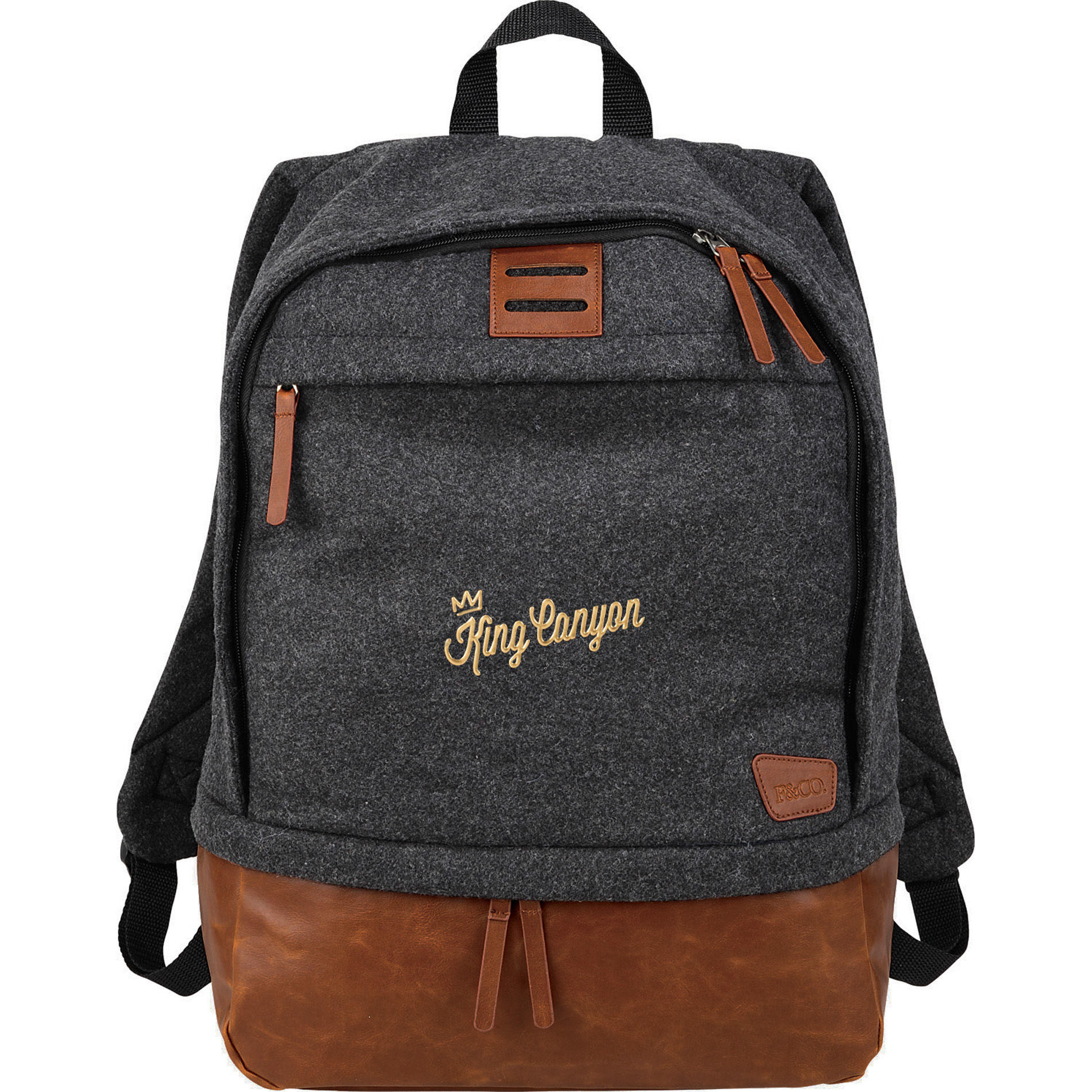 Branded Field & Co. Campster Wool 15″ Computer Backpack Charcoal