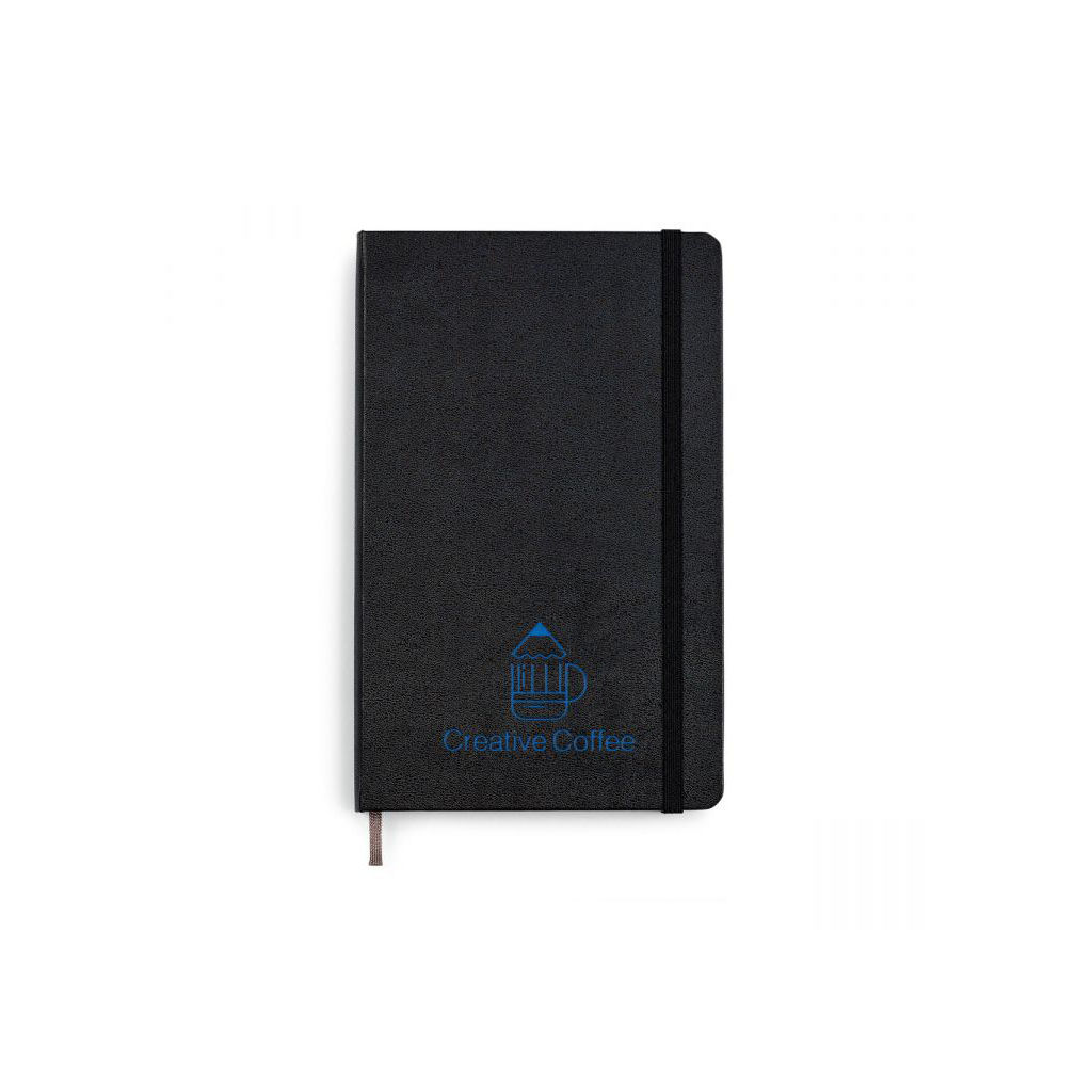 Branded Moleskine Hard Cover Dotted Large Notebook Black