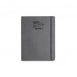 Branded Moleskine Hard Cover Ruled X-Large Notebook Slate Grey