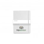 Branded Moleskine Hard Cover Ruled X-Large Notebook White