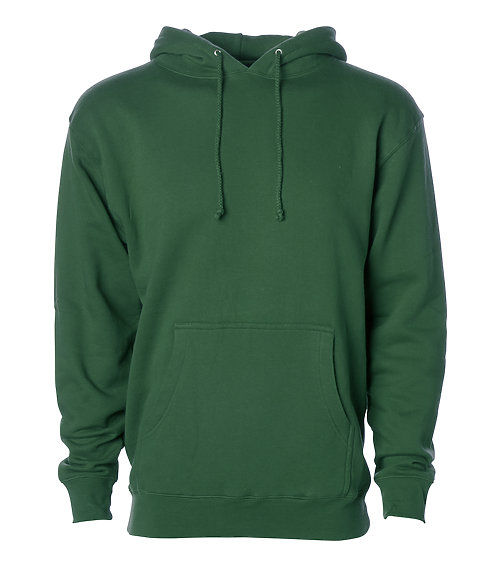 Custom Branded Independent Trading Co Hoodies - Dark Green