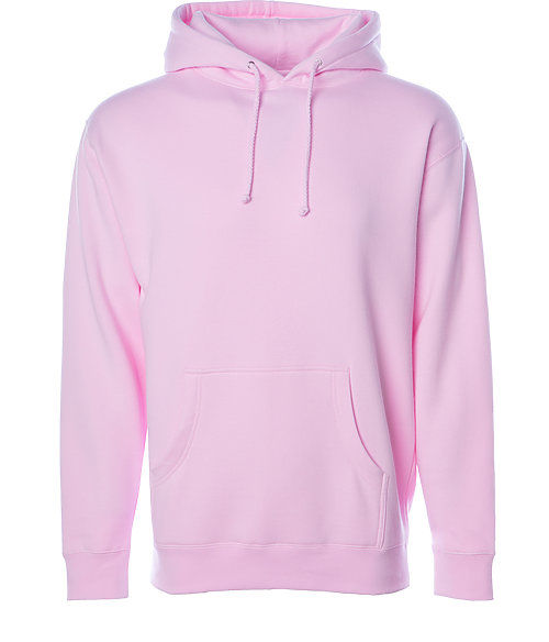 Custom Branded Independent Trading Co Hoodies - Light Pink