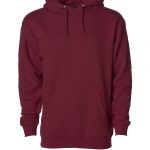 Custom Branded Independent Trading Co Hoodies - Maroon