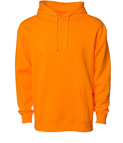 Custom Branded Independent Trading Co Hoodies - Safety Orange