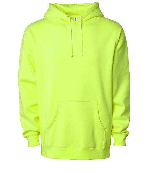 Custom Branded Independent Trading Co Hoodies - Safety Yellow