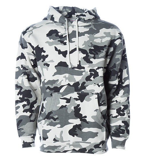 Custom Branded Independent Trading Co Hoodies - Snow Camouflage