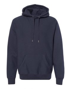 Branded Independent Trading Co. Legend Premium Heavyweight Cross-Grain Hoodie Classic Navy