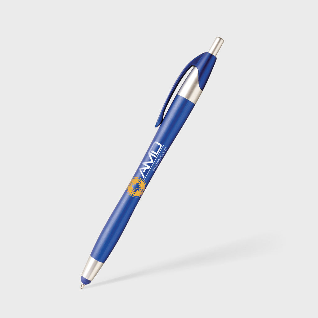 Custom Branded Hub Pen Pens - Blue