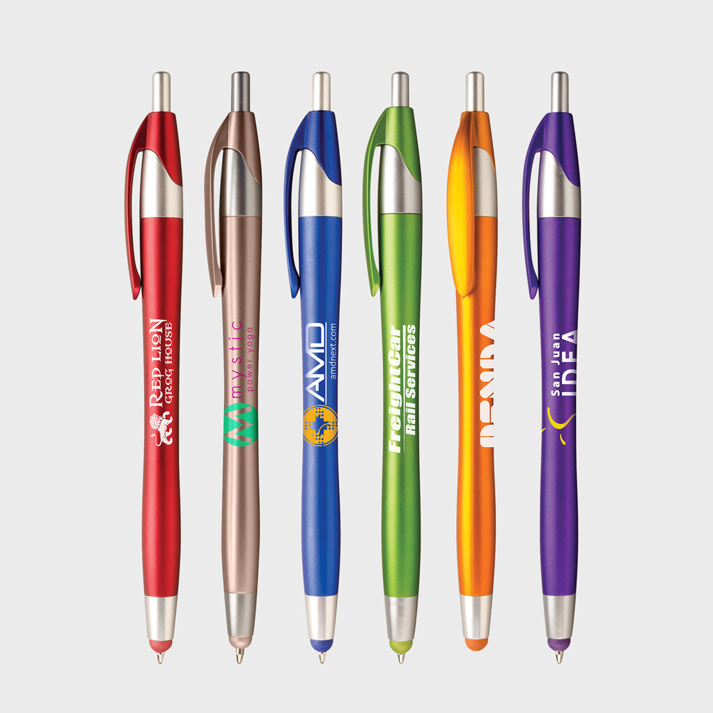 Custom Branded Hub Pen Pens - Orange