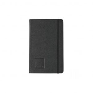 Branded Moleskine Leather Ruled Large Notebook Black
