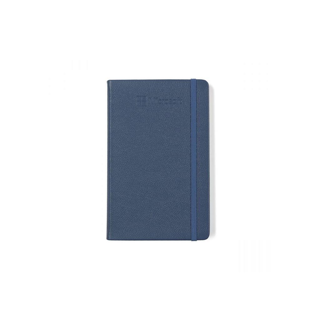 Branded Moleskine Leather Ruled Large Notebook Blue