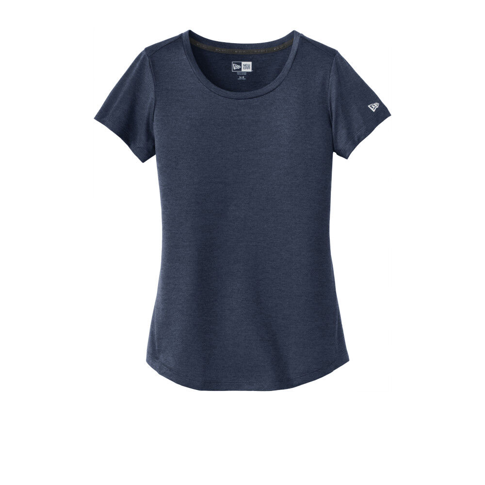 Branded New Era Ladies Series Performance Scoop Tee True Navy