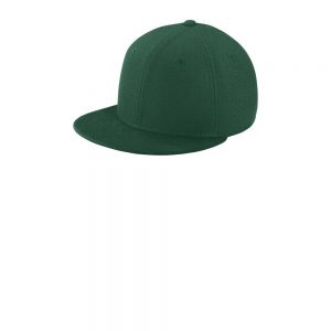 Branded New Era Youth Original Fit Diamond Era Flat Bill Snapback Cap Dark Green