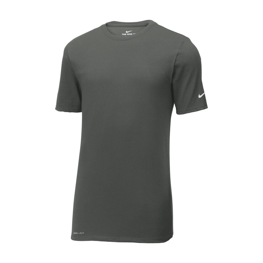 Branded Nike Dri-FIT Cotton/Poly Tee Anthracite