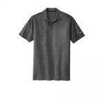 Branded Nike Dri-FIT Crosshatch Polo Anthracite/Black