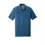 Branded Nike Dri-FIT Hex Textured Polo Court Blue