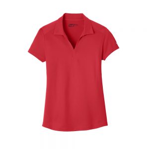 Branded Nike Ladies Dri-FIT Legacy Polo Gym Red