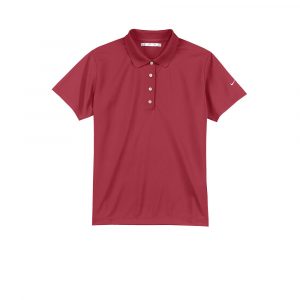 Branded Nike Ladies Tech Basic Dri-FIT Polo Pro Red