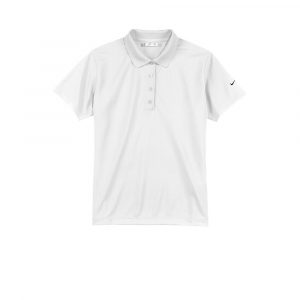 Branded Nike Ladies Tech Basic Dri-FIT Polo White