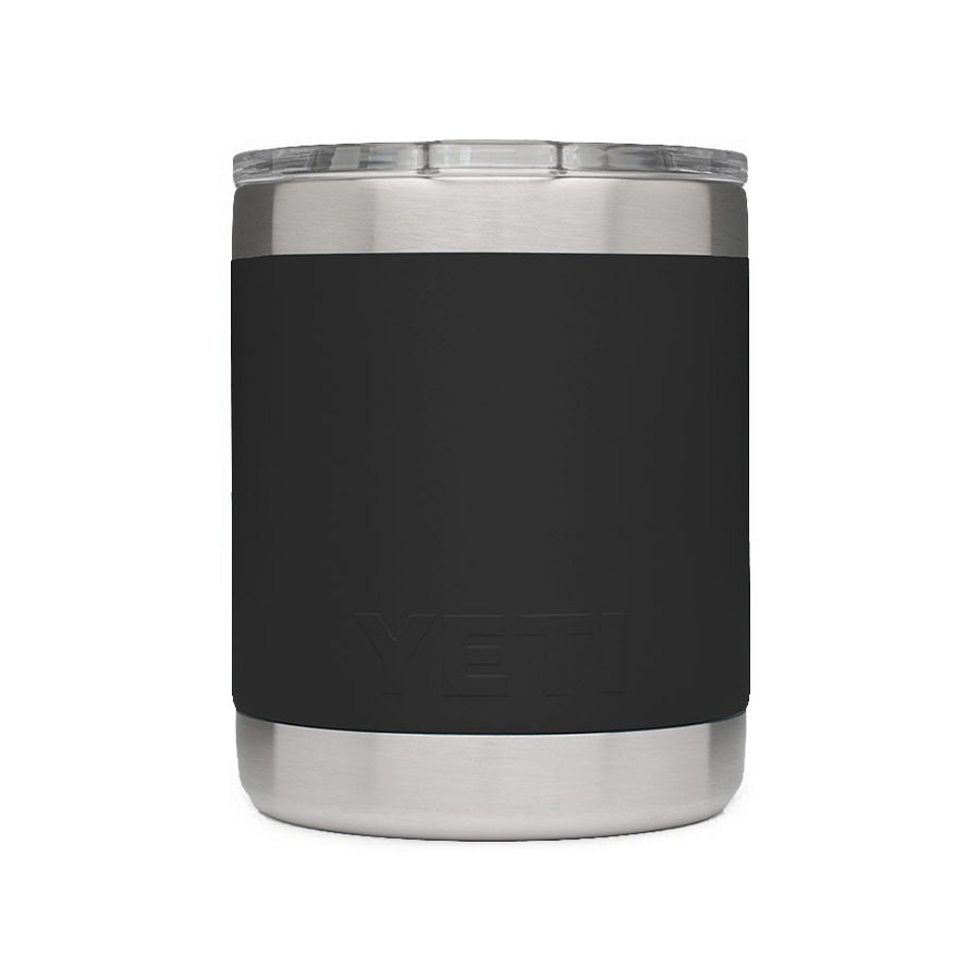 Branded YETI 10oz Rambler Black