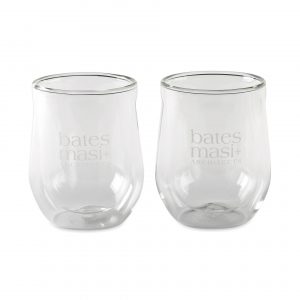 Branded CORKCICLE® Stemless Glass Set Clear