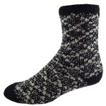 Custom Branded Fashion Fuzzy Feet - Gray/Black Pattern