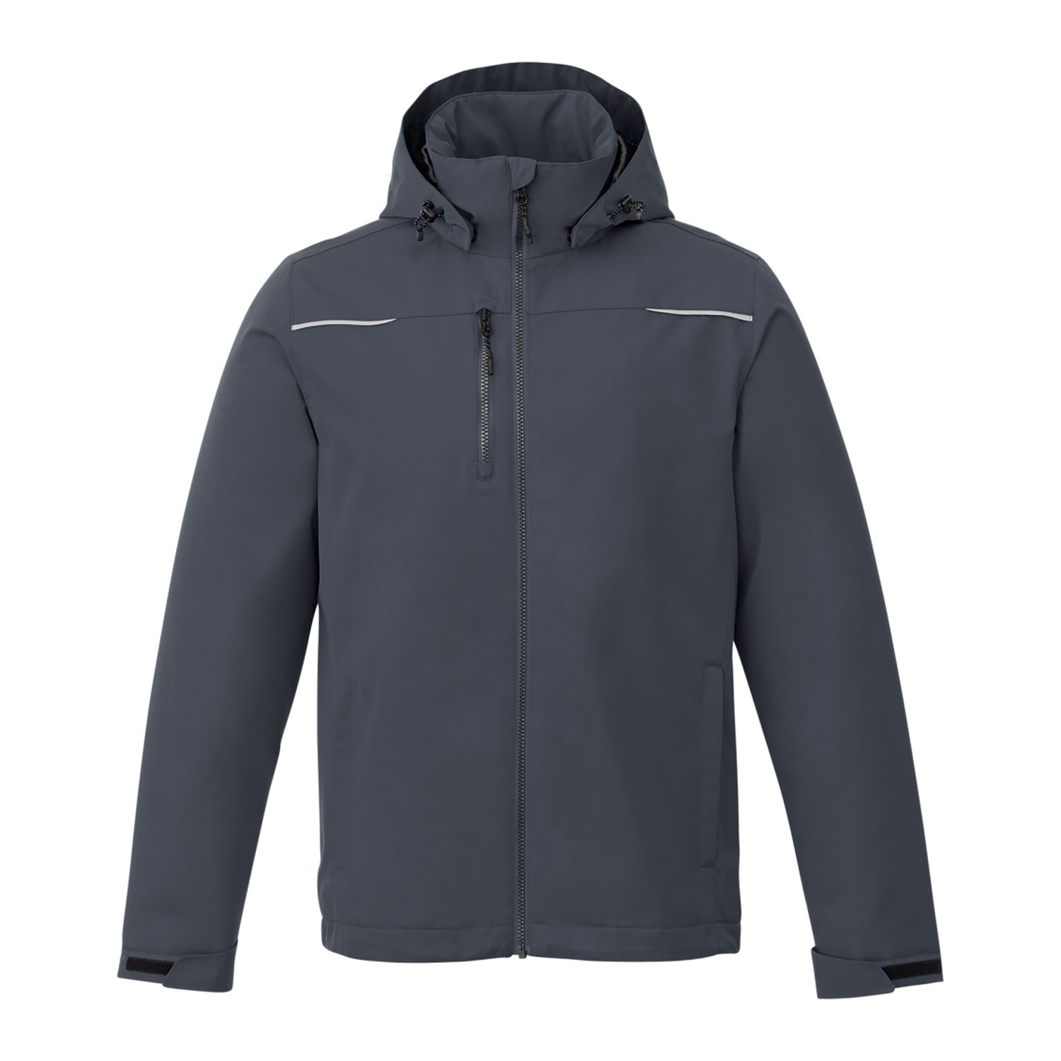 Custom Branded Mens COLTON Fleece Lined Jacket - Grey Storm