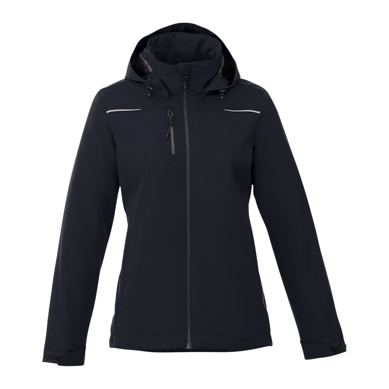 Branded Womens COLTON Fleece Lined Jacket Black