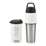 Branded CamelBak MultiBev 22oz Bottle 16oz Cup Insulated SS White