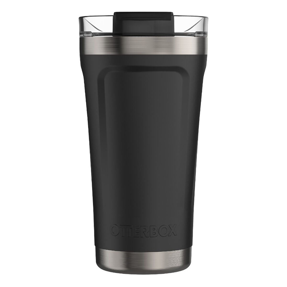 Branded 16 Oz. Otterbox® Elevation® Core Colors Stainless Steel Tumbler Black