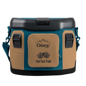 Branded 20 Qt. Otterbox® Trooper® Cooler Brown/Blue