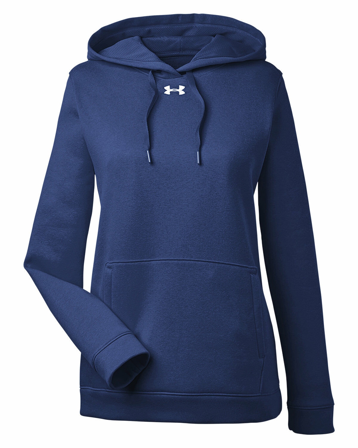 Custom Branded Under Armour Hoodies - Midnight Navy/White