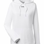 Custom Branded Under Armour Hoodies - White/Graphite