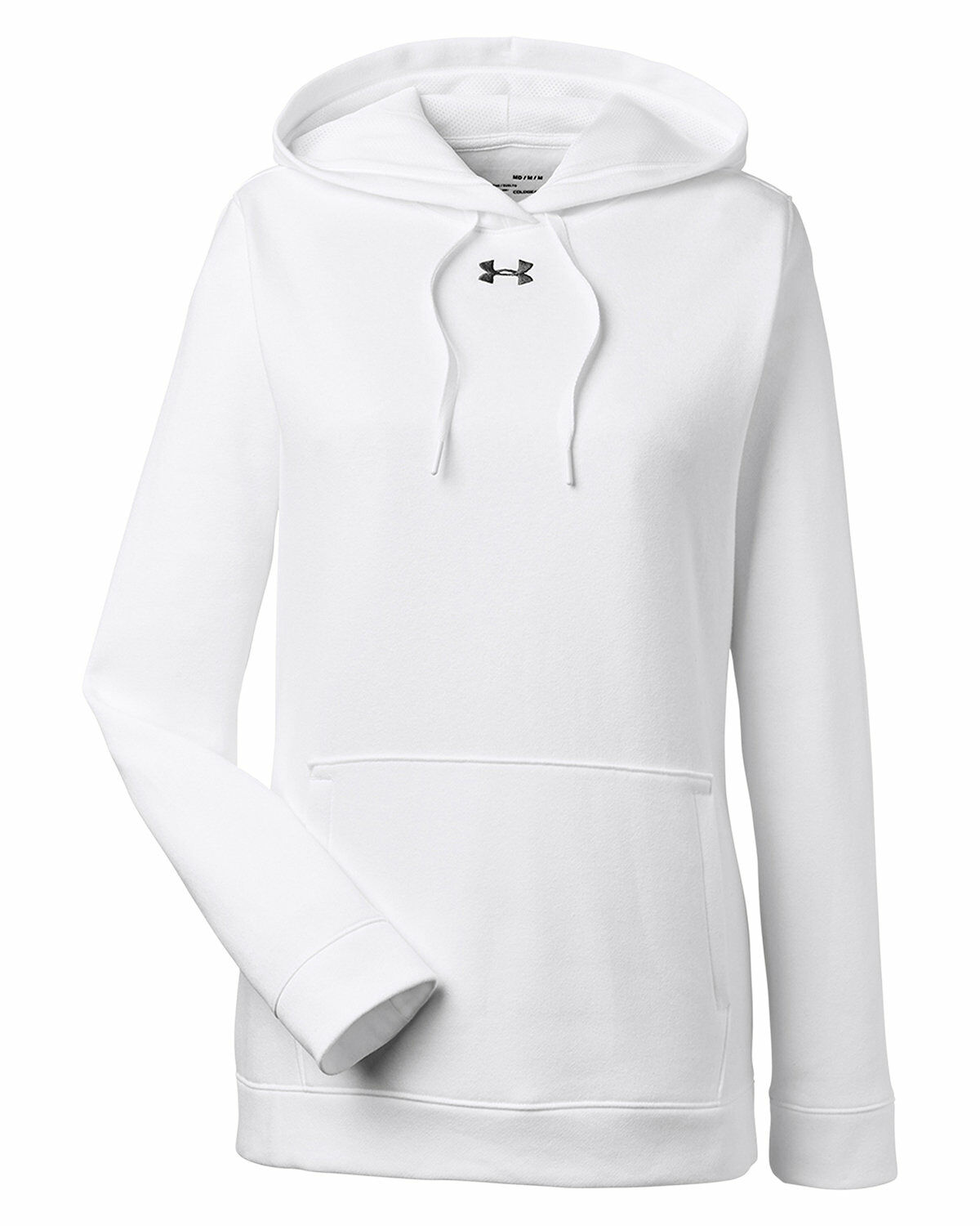 Custom Branded Under Armour Hoodies - White/Graphite