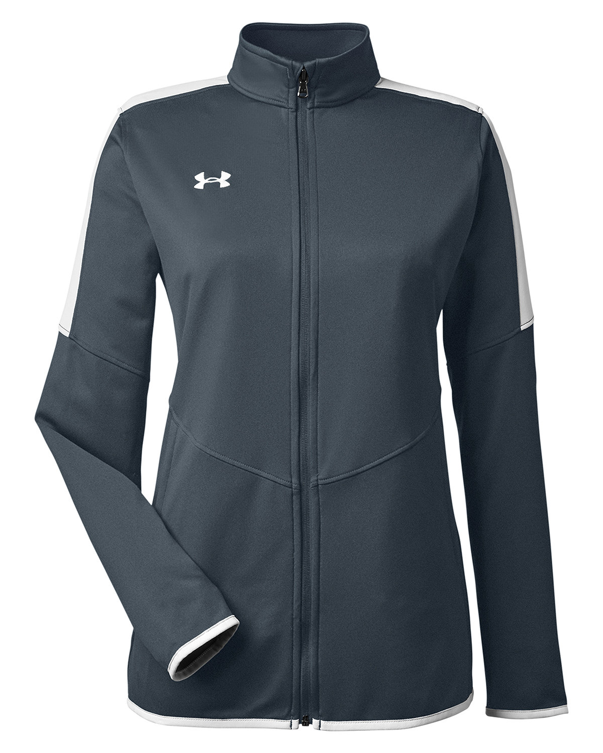 Branded Under Armour Ladies’ Rival Knit Jacket Stealth Grey